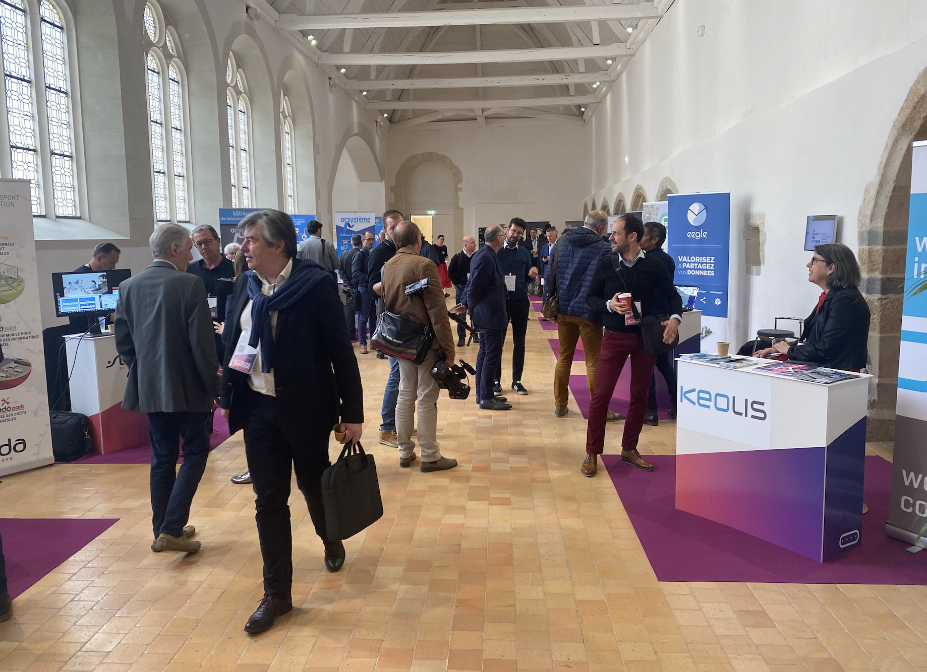 L'équipe EEGLE au Couvent des Jacobins pour le salon ID4CAR